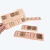 Ahşap Kelime Oyunu - İngilizce Harfler - Scrabble