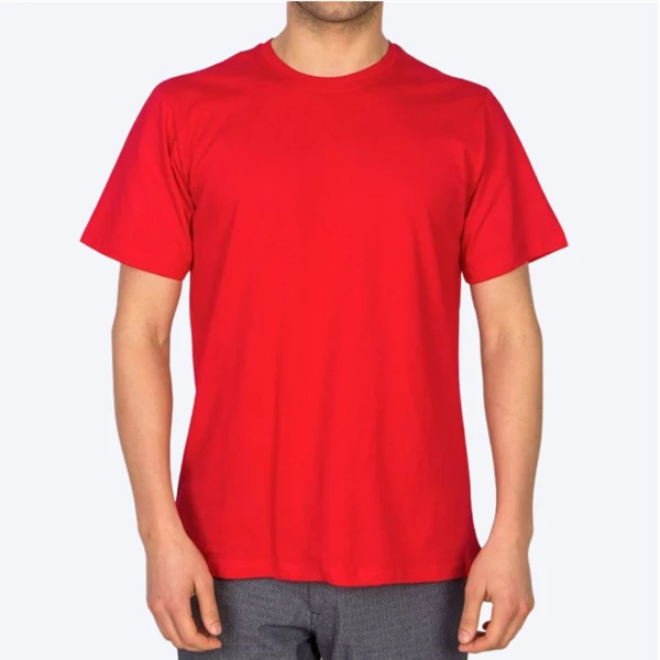 Basic T-shirt Kırmızı Renk 1.Kalite
