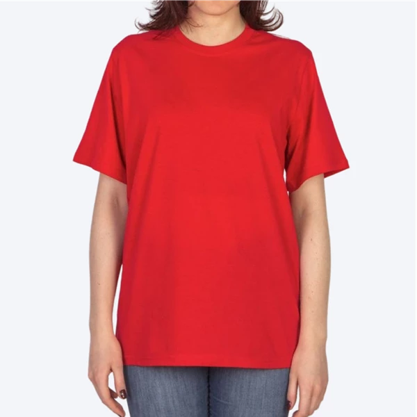 Basic T-shirt Kırmızı Renk 1.Kalite